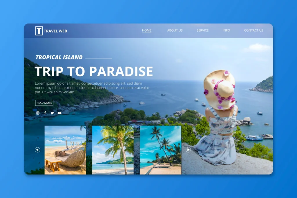 Travel website development cost